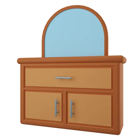 Dressing Table  3D Icon