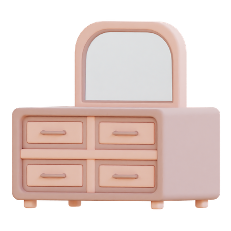 Dressing Table  3D Icon