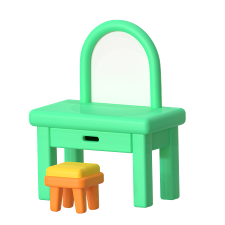 Dressing Table  3D Icon