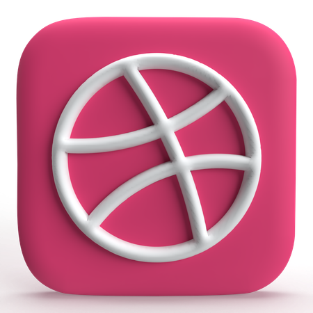 Driblar  3D Icon