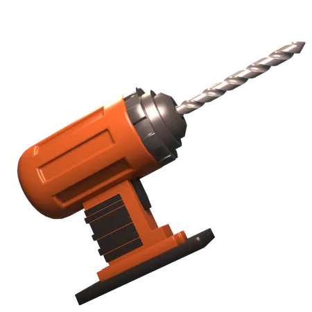 Drill Machine  3D Icon