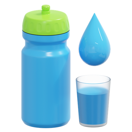 Drink Water  3D Icon