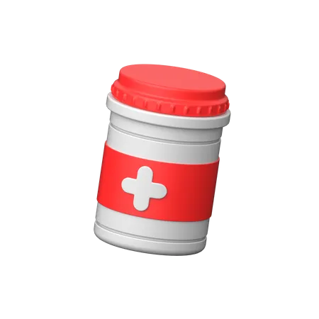 Pot de drogue  3D Icon