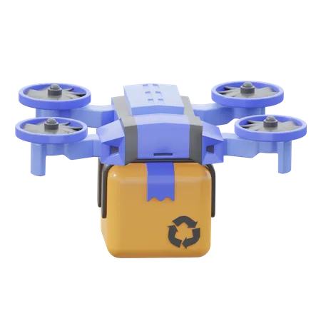 Drone de entrega  3D Icon