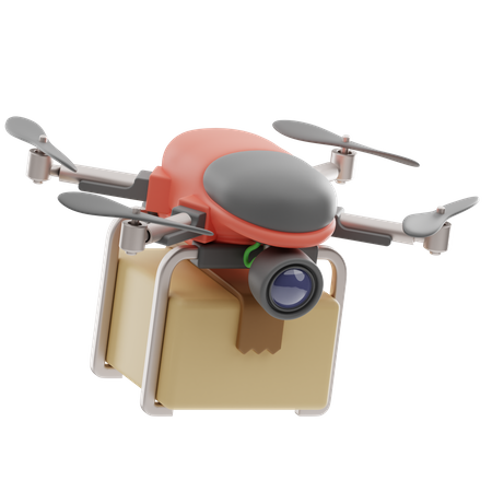 Drone Delivery  3D Icon