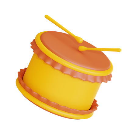 Drum  3D Illustration