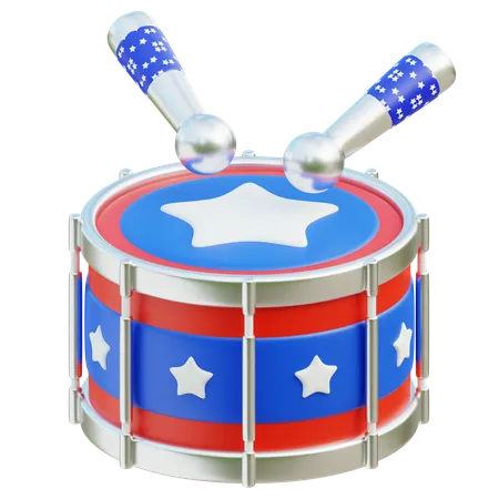 Drum  3D Icon