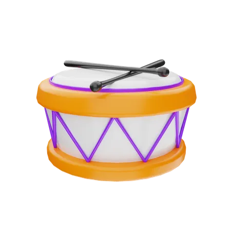 Drum  3D Icon