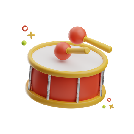 Drum  3D Icon