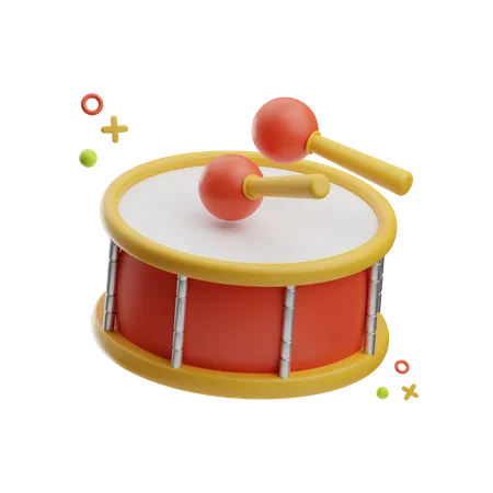 Drum  3D Icon