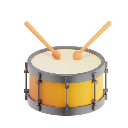 Drum  3D Icon