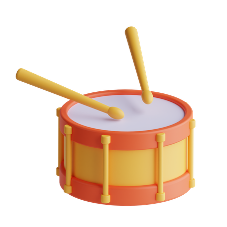 Drum  3D Icon