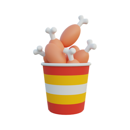 Drumstick  3D Illustration