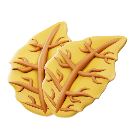 Dry Leaf  3D Icon