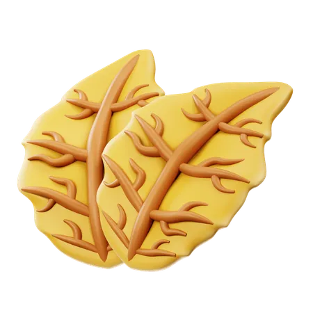 Dry Leaf  3D Icon