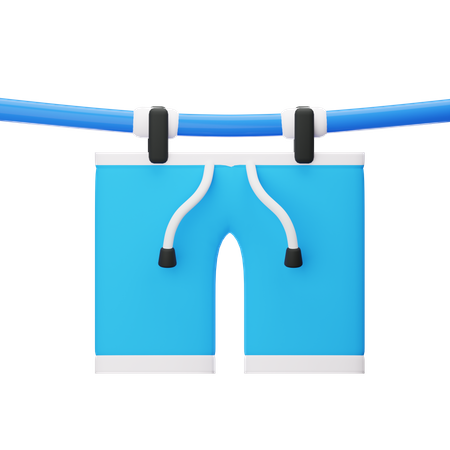 Drying Pant  3D Icon