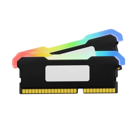 Dual RAM RGB  3D Icon