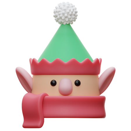 Elfo de Natal  3D Illustration