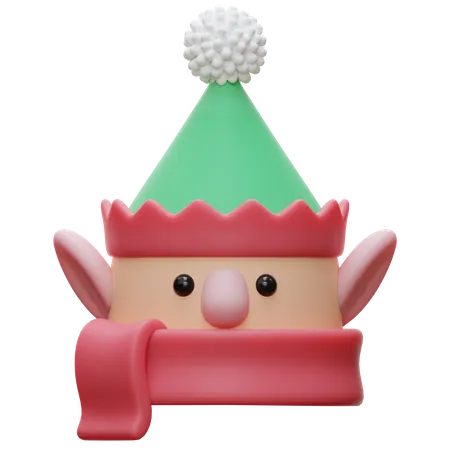 Elfo de Natal  3D Illustration