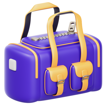 Duffel Bag  3D Icon