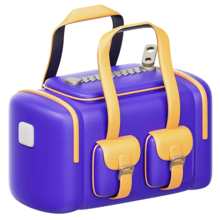 Duffel Bag  3D Icon