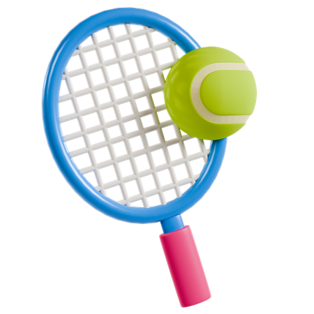 Dynamic Tennis Action  3D Icon