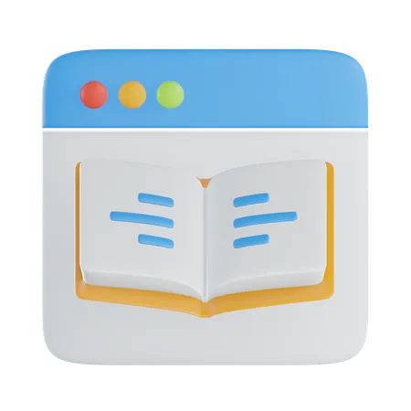 E-book  3D Icon