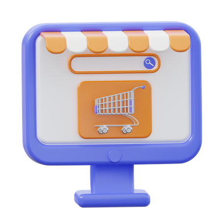 E Commerce  3D Icon