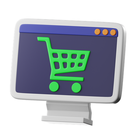 E Commerce  3D Icon