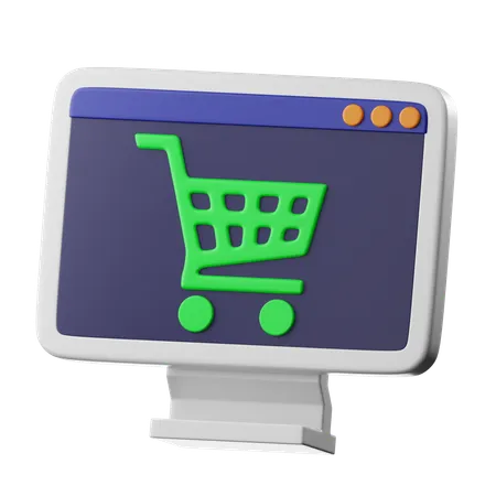 E Commerce  3D Icon