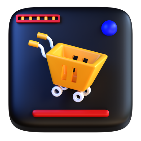 E Commerce  3D Icon