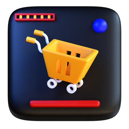 E Commerce  3D Icon