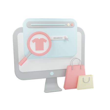 E Commerce  3D Icon