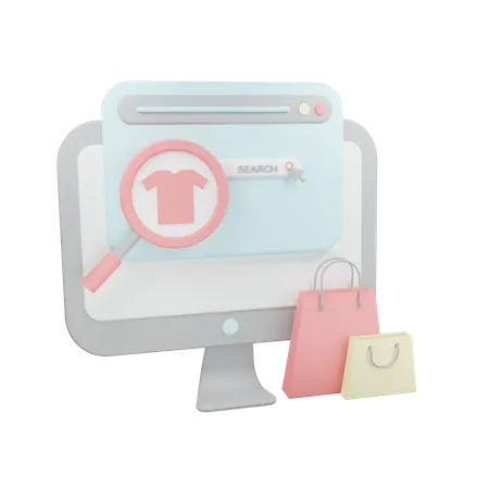 E Commerce  3D Icon