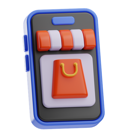 E Commerce App  3D Icon