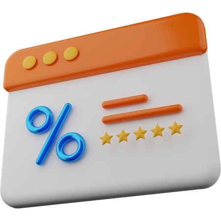 E-commerce Online  3D Icon