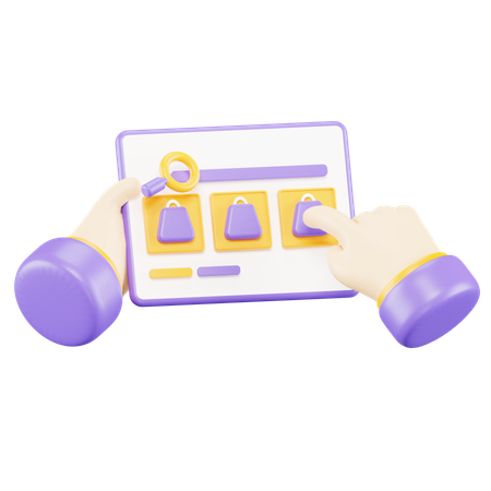 E-commerce platform  3D Icon