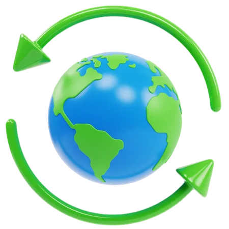 Earth Ecology  3D Icon