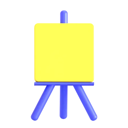 Easel  3D Icon