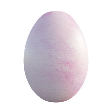 Easter egg  3D Illustration