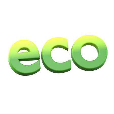 Eco  3D Icon