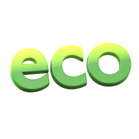 Eco  3D Icon