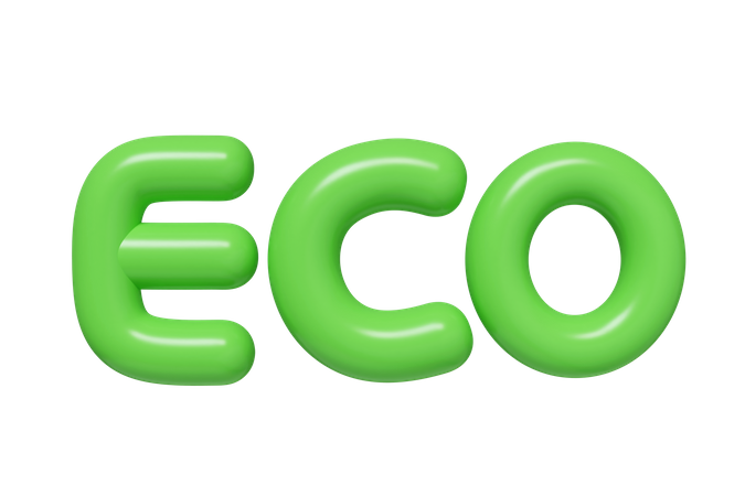 Eco  3D Icon