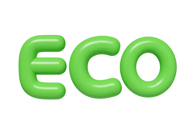 Eco  3D Icon