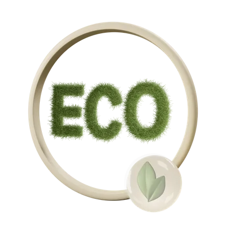 Eco  3D Icon