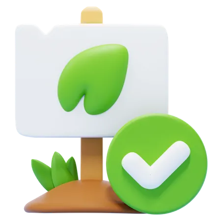 Eco Friendly  3D Icon