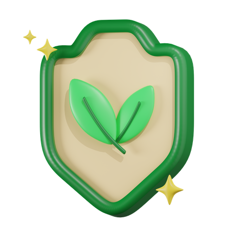 Eco Shield  3D Icon