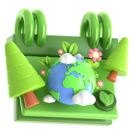 Ecology Day  3D Icon