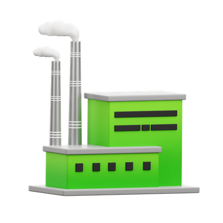 Ecology Factory  3D Icon