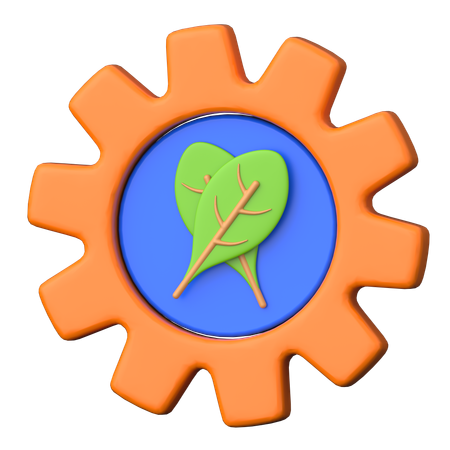 Ecology Setting  3D Icon